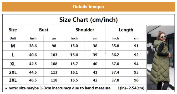 Women's Hooded Trendy & Timeless Sleeveless Long Vest JACKET-JKT-18