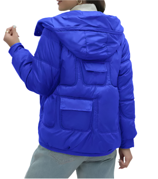 Women’s Trendy & Timeless Hooded Padded Windproof Pocket Quilted JACKET-JKT-15