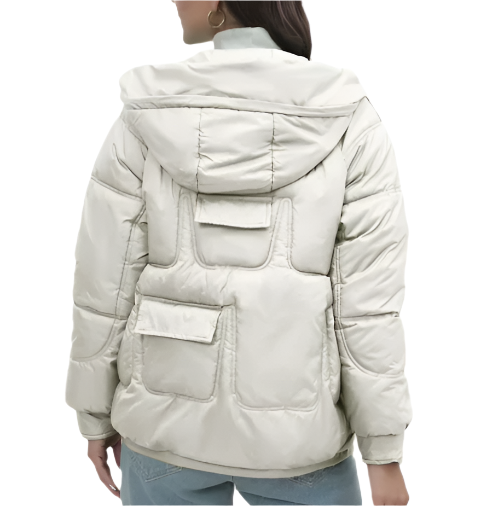 Women’s Trendy & Timeless Hooded Padded Windproof Pocket Quilted JACKET-JKT-15