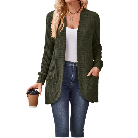Women’s Trendy Winter Long Sleeve Pit Strip Wool JACKET-JKT-13