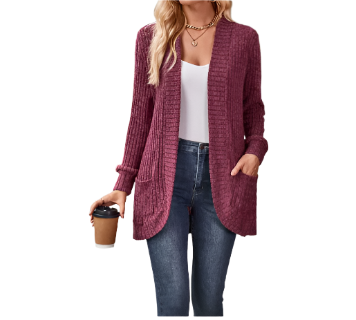 Women’s Trendy Winter Long Sleeve Pit Strip Wool JACKET-JKT-13