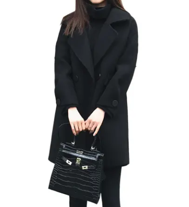 Women’s Trendy & Timeless Wool Lapel Neck-line Elegant Cardigan JACKET - JKT-31