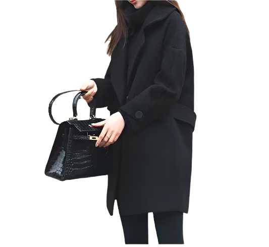 Women’s Trendy & Timeless Wool Lapel Neck-line Elegant Cardigan JACKET - JKT-31