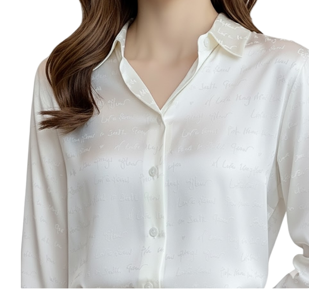 Timeless & Elegant Collar Button Up Shirts for Women  - B13-TOP-331