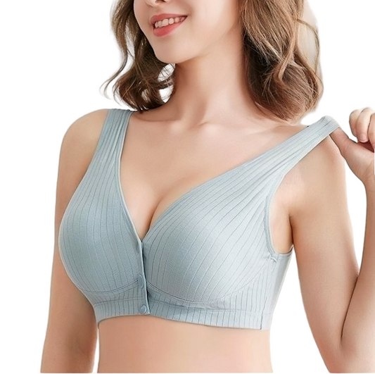 PACK of 2 - Comfortable Cotton Wireless Front Closure Gather & Push-Up Bra - B2-UG-BRA-040