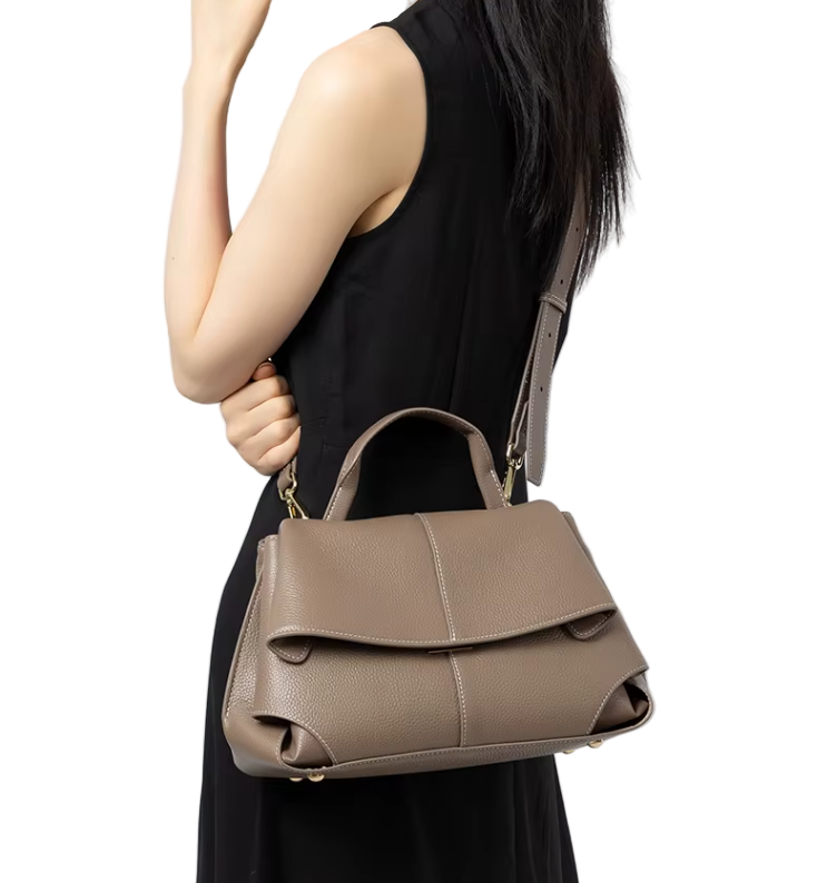 Trendy & Timeless Elegant Luxury Genuine Leather Designer Flap Bags For Women - B10-BAG-11