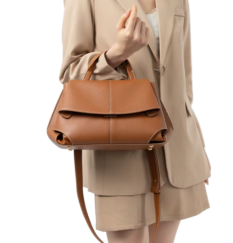 Trendy & Timeless Elegant Luxury Genuine Leather Designer Flap Bags For Women - B10-BAG-11