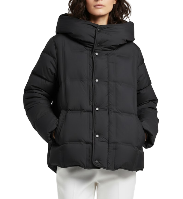 Timeless Lightweight Hooded 90% White Duck Down Quilted Warm Parka Jacket for Women - B12-JKT-46