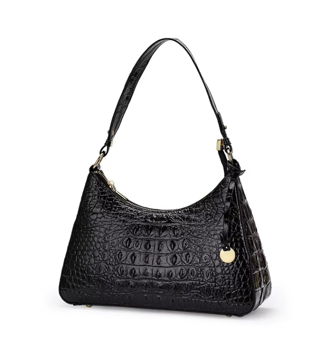 Timeless Luxury Genuine Cowhide Leather Underarm Shoulder Bag for Woman - B14-PURSE-67