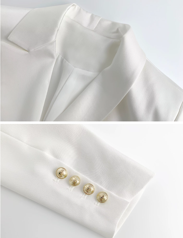 Timeless & Elegant Long Sleeve Lapel V- Neck Short Versatile Dresses  - B4-DRESS-B360