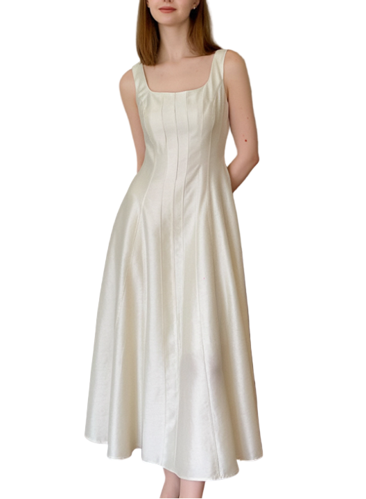Timeless & Elegant A-Line Sleeveless Dress for Women - B4-DRESS-B330