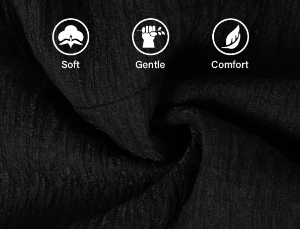 Timeless & Elegant A-Line Slim Waist Black Dress for Women - B4-DRESS-B332