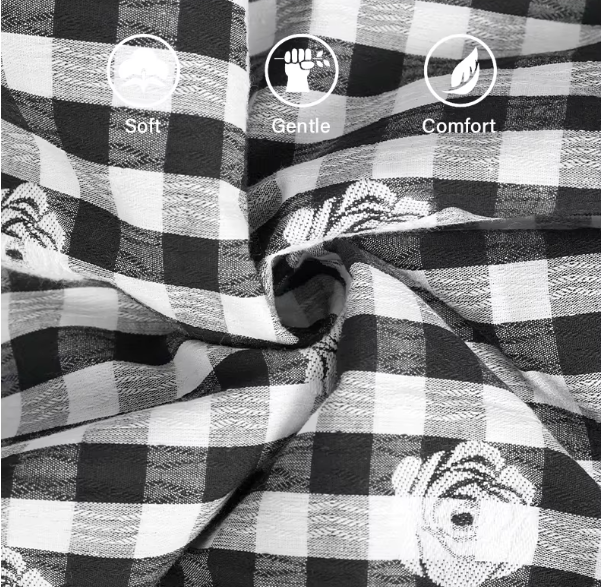 Timeless & Elegant Black and White Cap Sleeves Slim Waist Midi Dresses for Women - B4-DRESS-B338