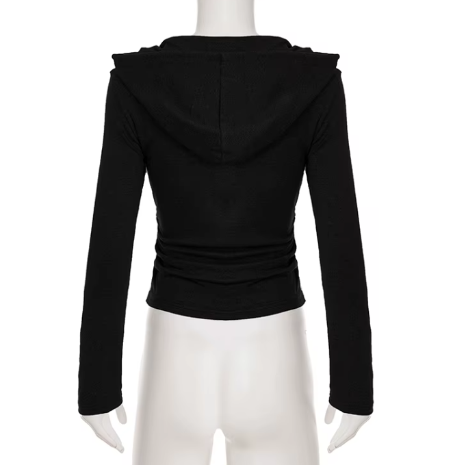 Timeless & Elegant Hooded Long Sleeve Breathable Tops for Women - BP-B20-TOP-07
