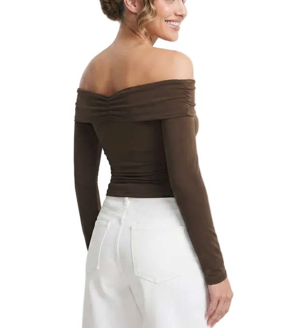 Timeless & Elegant Long Sleeve Off-the- Shoulder Blouses for Women - BP-B20 -TOP-58