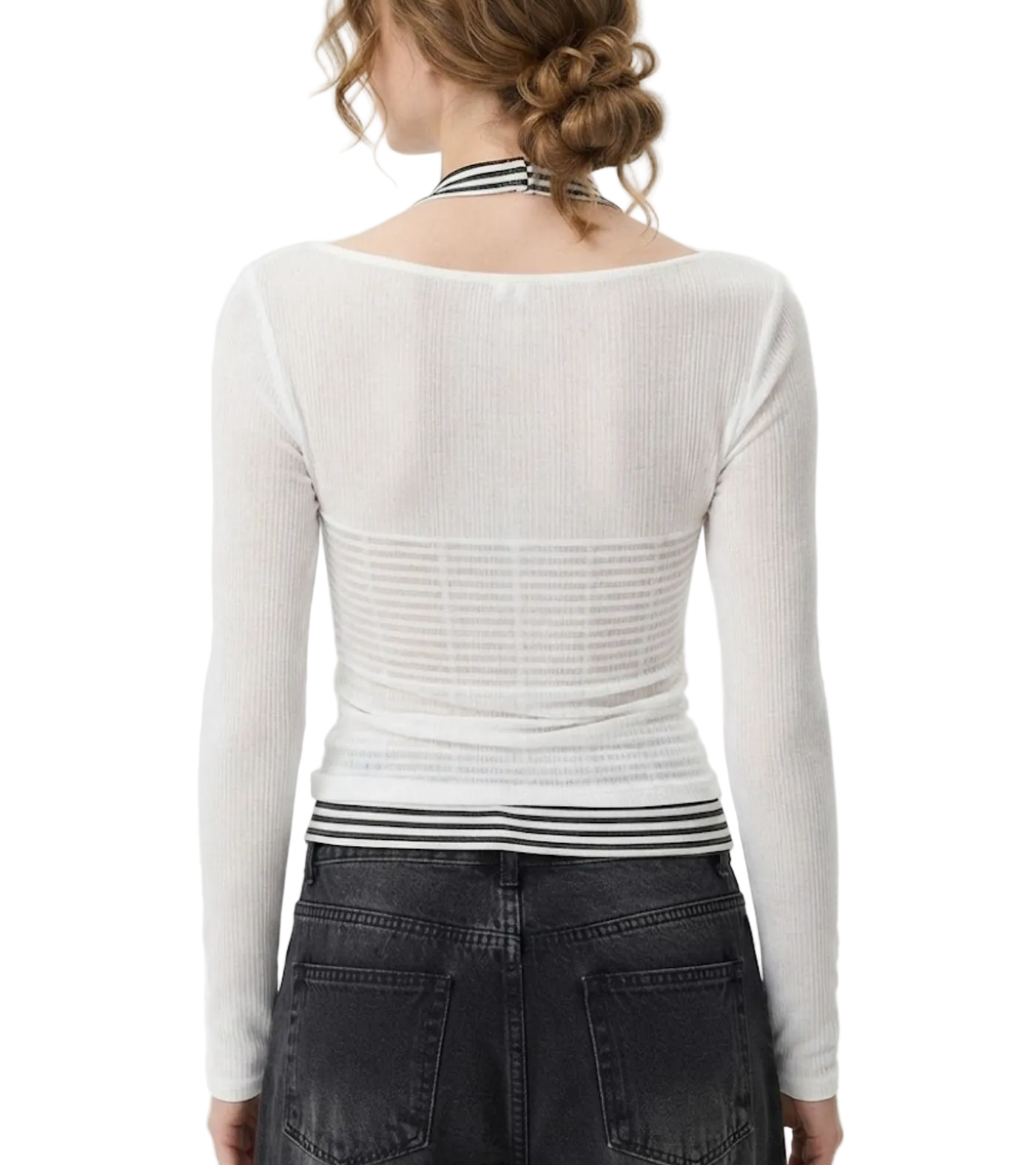 Timeless & Elegant Long Sleeve 2pcs Set Layer Blouse for Women - BP-B20 -TOP-266