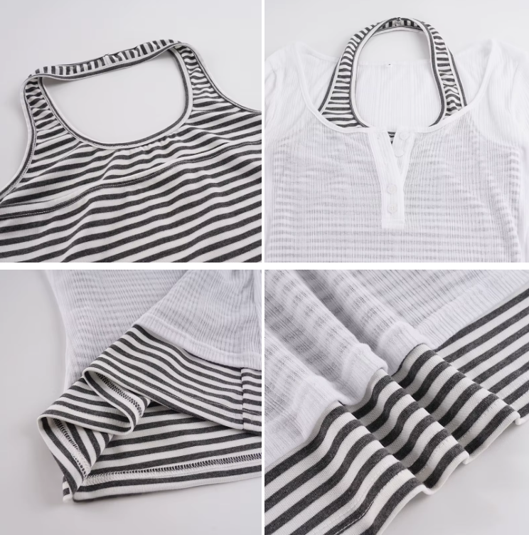 Timeless & Elegant Long Sleeve 2pcs Set Layer Blouse for Women - BP-B20 -TOP-266