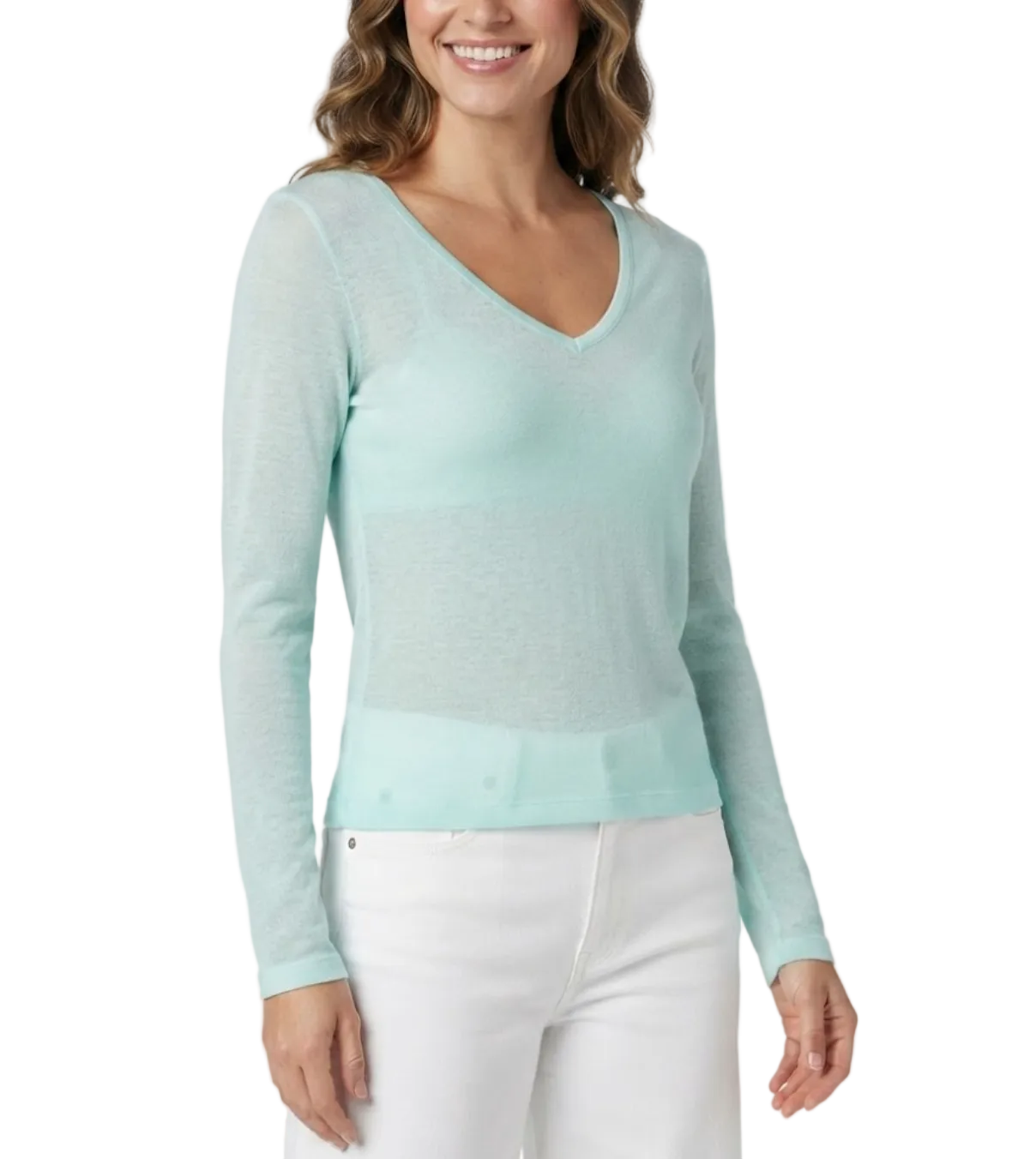 Timeless & Elegant Long Sleeve Thin Knitted Blouse for Women - BP-B20 -TOP-259