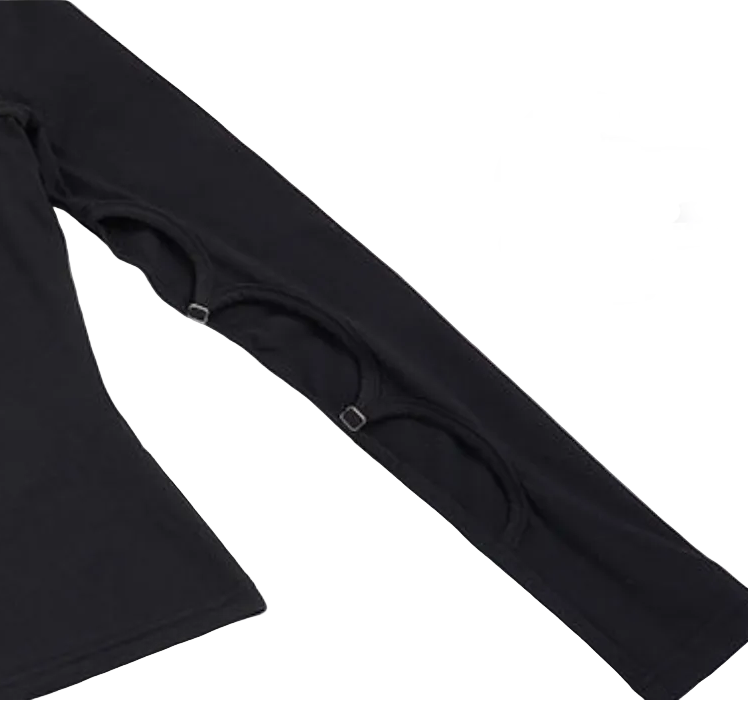 Timeless & Elegant Long Sleeve Black Tops for Women - BP-B20 -TOP-113