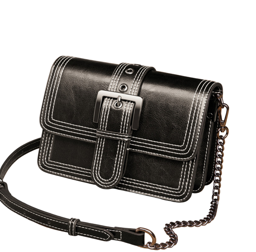 Timeless & Elegant Luxury Genuine Leather Shoulder Bag Crossbody Bag - B14-PURSE-18