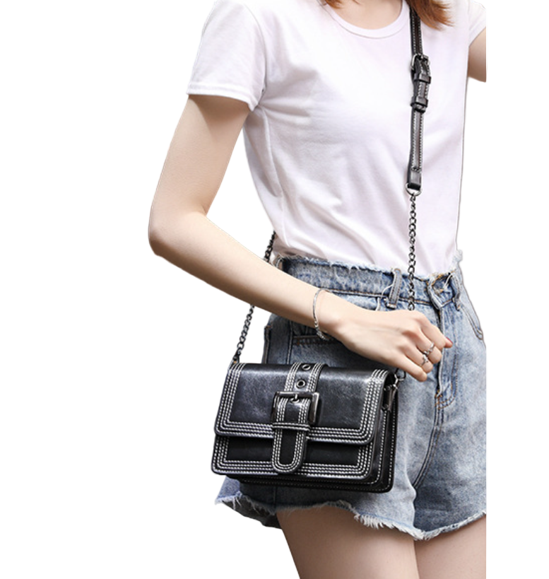 Timeless & Elegant Luxury Genuine Leather Shoulder Bag Crossbody Bag - B14-PURSE-18