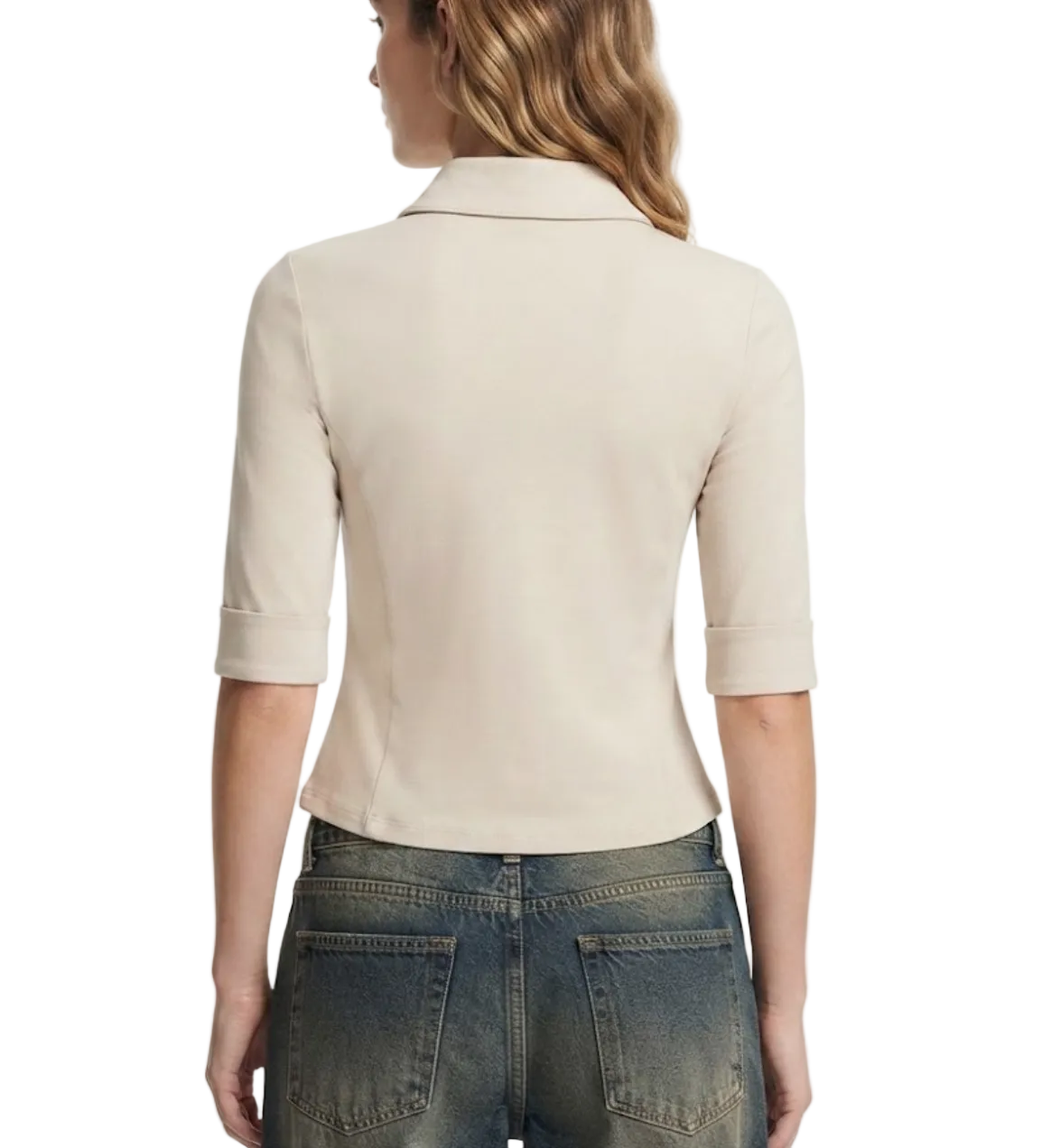 Timeless & Elegant Short Sleeve Collar Shirt Tops for Women - BP-B20 -TOP-230
