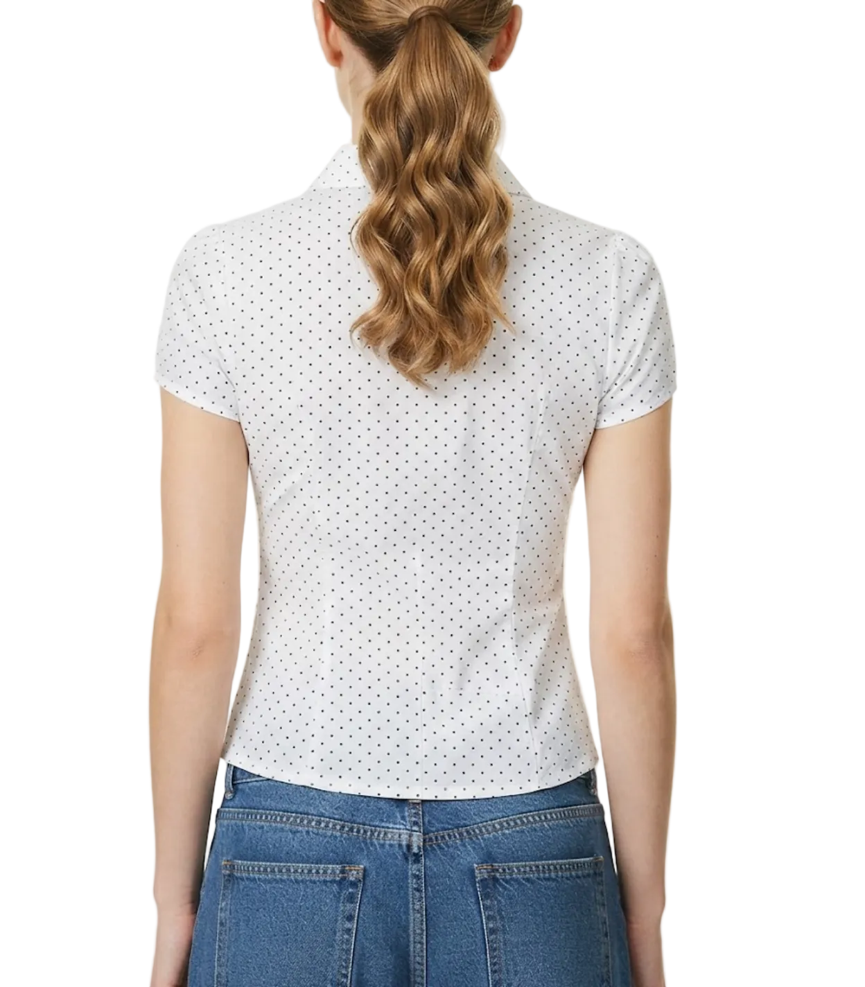 Timeless & Elegant Short Sleeve Slim-Fit Pleated Tops for Women - BP-B20 -TOP-232