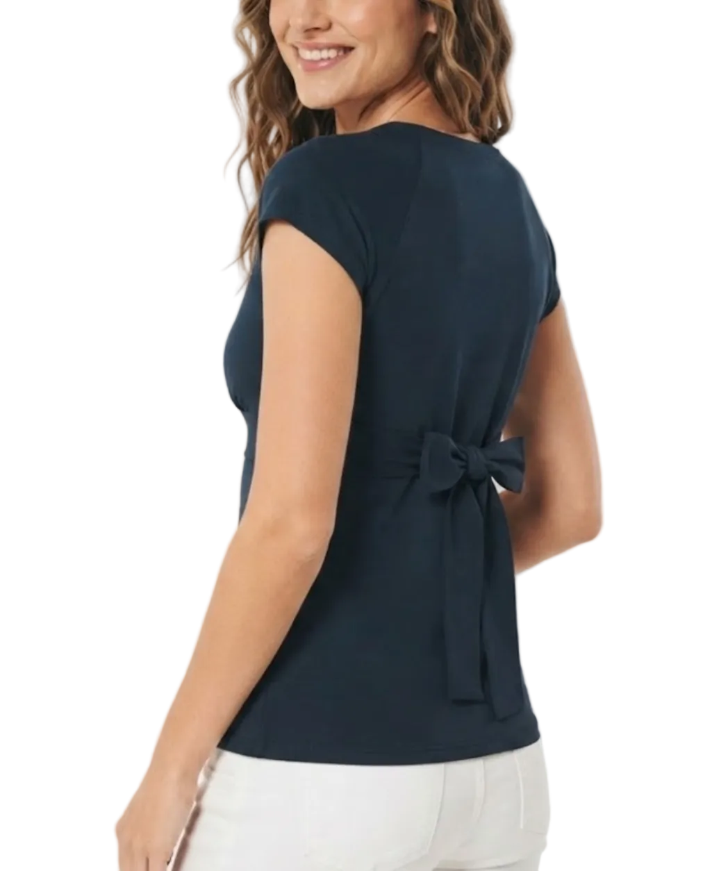 Timeless & Elegant Short Sleeve V-neck Tops for Women - BP-B20 -TOP-204