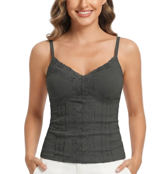 Timeless & Elegant Sleeveless Strapped Fitted Camisole Blouses for Women - BP-B20 -TOP-167