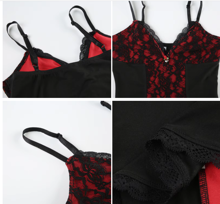 Timeless & Elegant Sleeveless Strapped Fitted Lace Trim Camisole Blouses for Women - BP-B20 -TOP-202