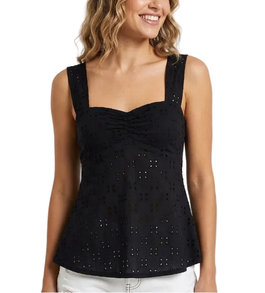 Timeless & Elegant Slim Fit Sweetheart Neck  Sleeveless  Breathable Summer Tops for Women - BP-B20-TOP-03