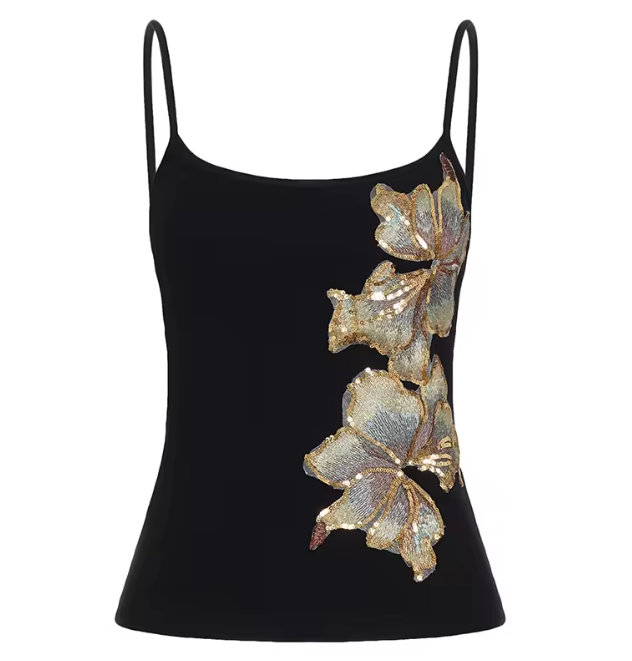 Timeless & Elegant Strapped Embroidered Camisole Tops for Women - BP-B20 -TOP-42