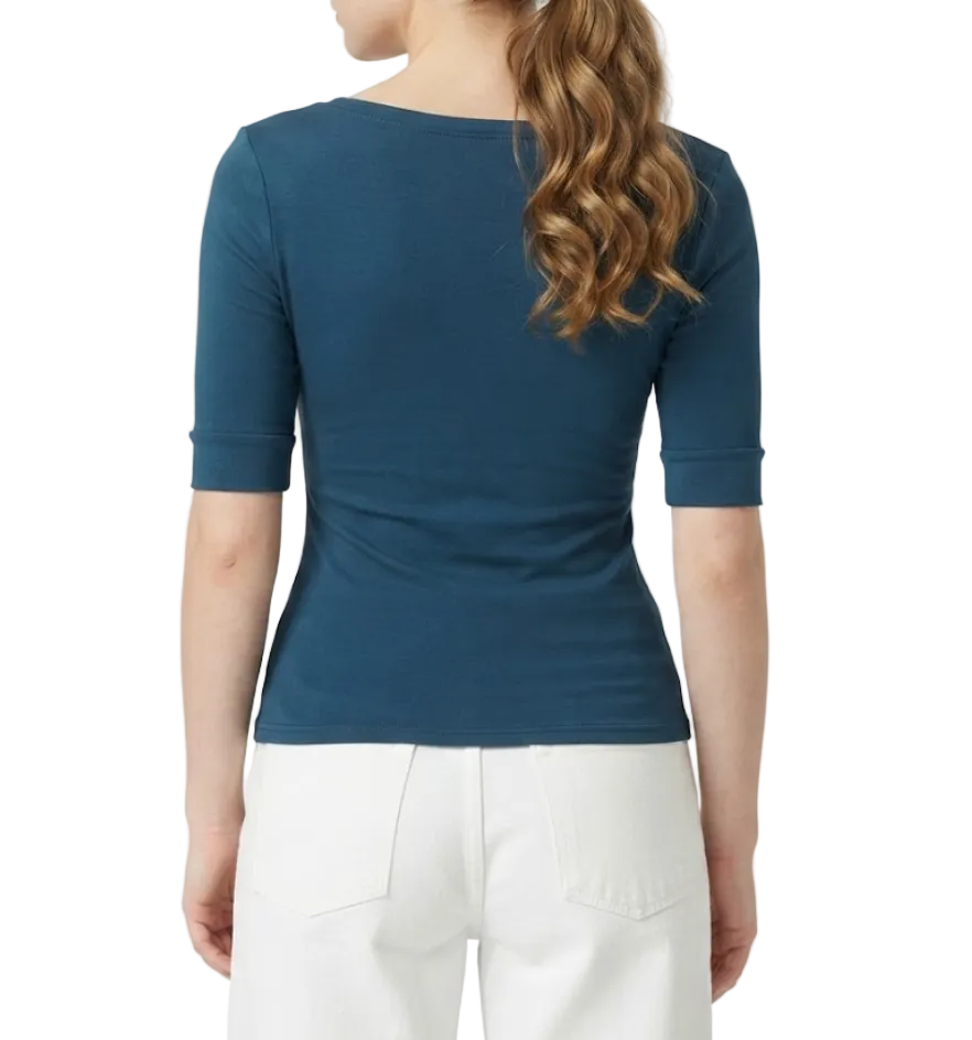 Timeless & Elegant V-neck Short Sleeve Slim-Fit Tops for Women - BP-B20 -TOP-143