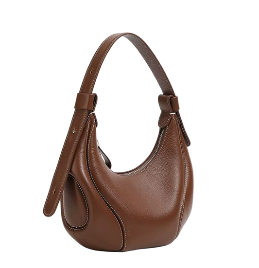 Trendy Luxury Genuine Leather Designer Underarm Handbags Shoulder Bag - B10-BAG-23