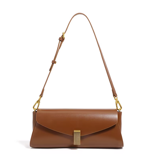 Trendy & Elegant Genuine Leather Designer Underarm Handbags Shoulder Bag - B10-BAG-36