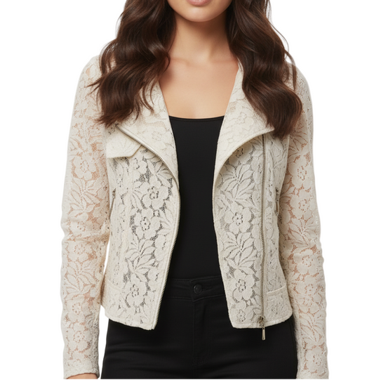 Trendy & Elegant Long Sleeve Lace Versatile Outerwear Jacket Tops for Women - SM-9 - JKT -22