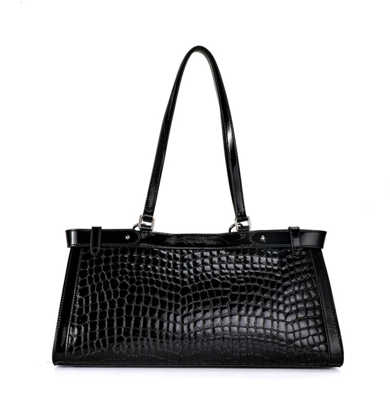 Trendy & Elegant Luxury Genuine Leather Shoulder Bag Crossbody Handbag - B14-PURSE-55