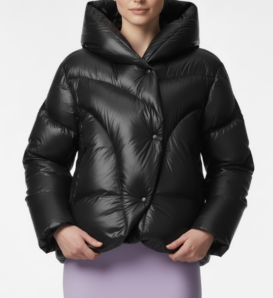 Trendy & Elegant Winter Lightweight Puffer Warm Hooded Parka 90% White Duck Down Quilted Jacket for Women - B12-JKT-36