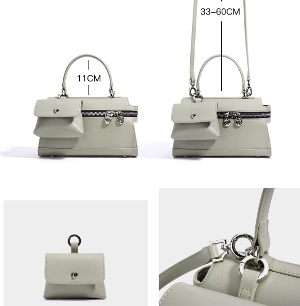 Trendy & Timeless Genuine Leather Designer Luxury Handbags Shoulder Bag - B10-BAG-83