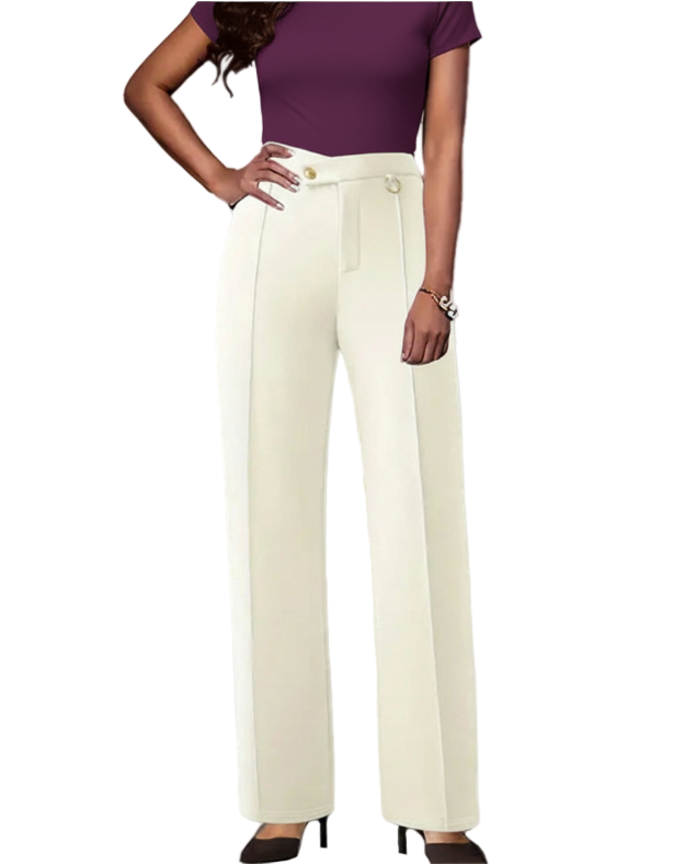 Trendy & Timeless Straight Wide Legs Trouser Pants for Women - PANTS-DP-04