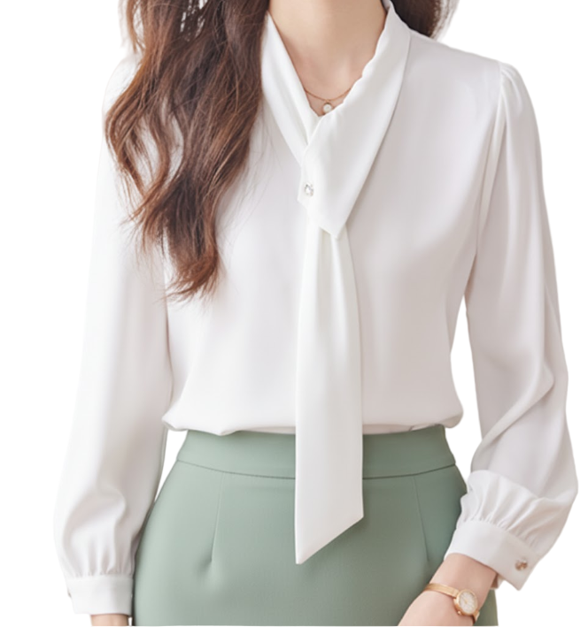 Trendy & Timeless Long Sleeve Blouses for Women - B15-TOP-17