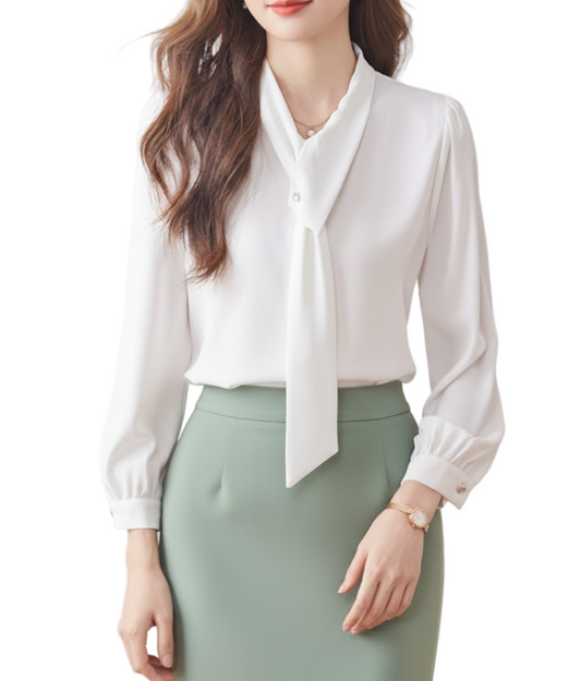 Trendy & Timeless Long Sleeve Blouses for Women - B15-TOP-17
