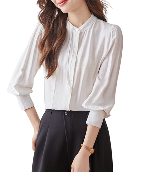 Trendy & Timeless Long Sleeve Dress Blouses for Women - B15-TOP-28