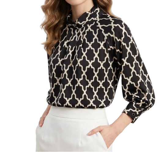 Trendy & Timeless Long Sleeve Pullover Blouses for Women - B15-TOP-47