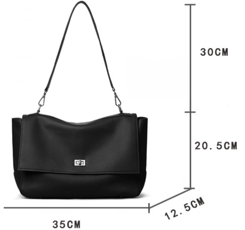 Trendy & Timeless Luxury Genuine Leather Shoulder Bags Large Capacity Handbags - B20-PURSE-11