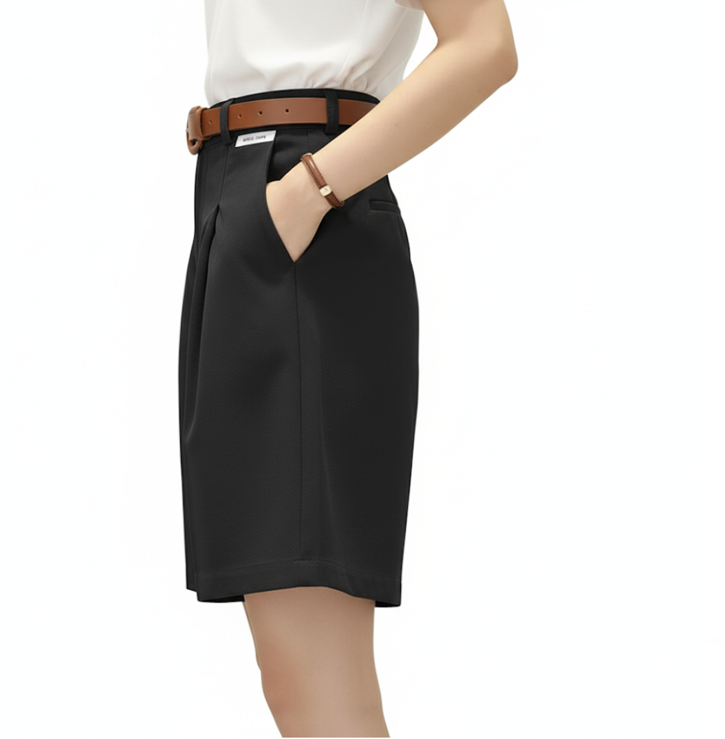 Trendy & Timeless High Waist Elegant Shorts for Women B1-SH-03