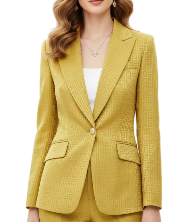 Trendy & Timeless Blazer with Dress Pants Two-Piece Professional Dress Suit - B15-SUIT-05