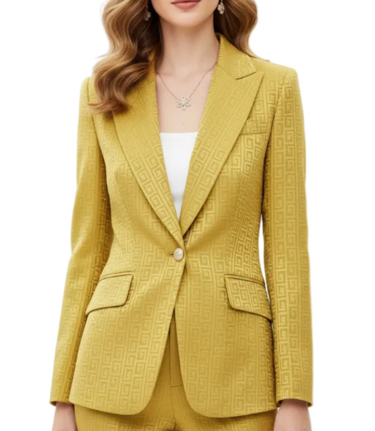 Trendy & Timeless Blazer with Dress Pants Two-Piece Professional Dress Suit - B15-SUIT-05
