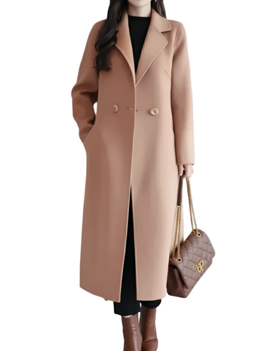 Trendy & Timeless Women’s Wool Center Buttoned Lapel Neck-line Elegant Cardigan JACKET - JKT-32
