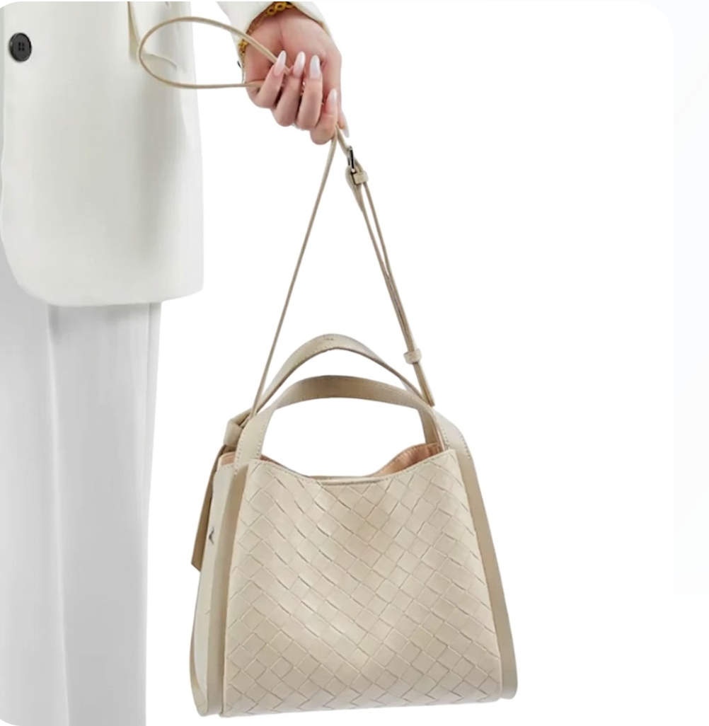 Trendy & Timeless Woven Luxury Genuine Leather Designer Handbags For Women - B10-BAG-04